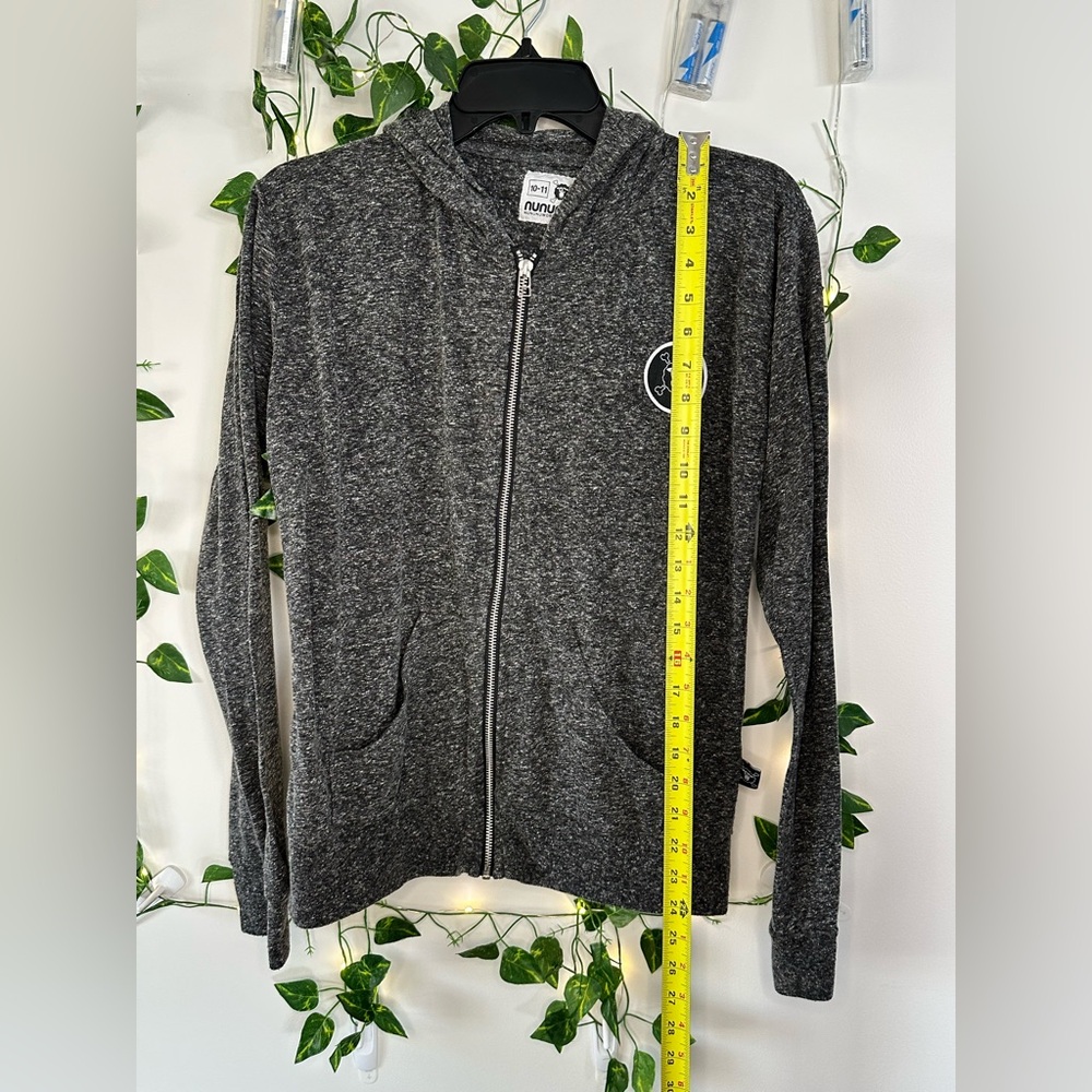 Nununu Charcoal Zip-Up Hoodie - Picture 5 of 6